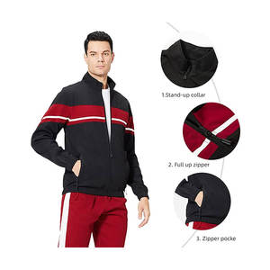 Survêtement de sport pour hommes personnalisé OEM polaire d'hiver à la mode avec tailles XL/XXL logo imprimé imperméable léger et chaud - Product Image 3