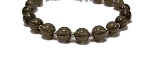<b>Bracelet</b> Smoky Quartz Beads Stone <b>Bracelet</b> Crystal Gemstone Fashion Jewelry Men and <b>Women</b> Gift Energy Meditation - Product Image 3