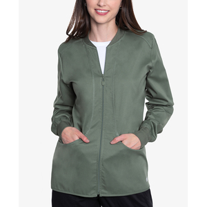 Conjuntos de uniformes de Enfermería de calidad superior estirables para mujeres Spa salón de belleza conjunto de uniforme de dentista médico ajustado con logotipo personalizado - Product Image 4