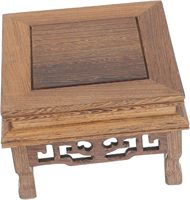 4 pièces : Support décoratif surélevé pour plantes aquatiques, statue de jardin chinoise, table de patio chinoise, support de présentation pour entrée, thé, fleurs et décoration intérieure