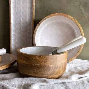 Top Design Haute Qualité Décor À La Maison Dessus De Table Avec Jambes Unique Design Bol De Service Meilleure Vente En Bois De Mangue - Product Image 2