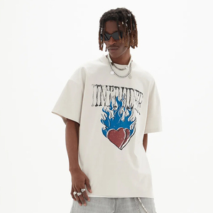 Venta al por mayor a granel Shaka Wear Camisetas Impresión personalizada Bordado Personalizado en blanco Unisex Camiseta de gran tamaño - Product Image 5