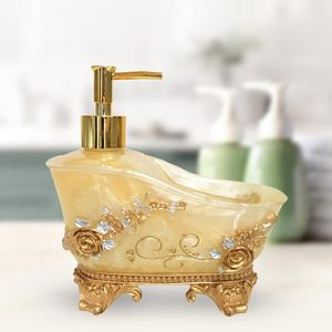 Exquisite Bathroom Shaped <b>Liquid</b> Soap Dispenser Resin Pump Lotion for Bathroom <b>Wash</b> Room Tabletop Decoration Hot Arrival - Product Image 6