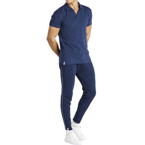 Diseño de logotipo personalizado de alta calidad, cuello vuelto liso de algodón de manga corta para camiseta Polo, camiseta de Golf en blanco de punto - Product Image 5