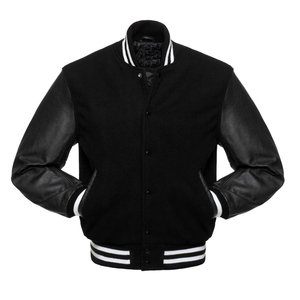 Veste universitaire unisexe 2026, prix de gros, couleur personnalisée, meilleure qualité, nouvelle veste de baseball streetwear pour hommes - Product Image 2