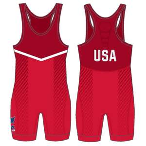 เสื้อกล้ามมวยปล้ำสีฟ้าไซส์ใหญ่ผ้าโพลีเอสเตอร์พิมพ์ลายดิจิตอล100% สั่งทำได้ - Product Image 1