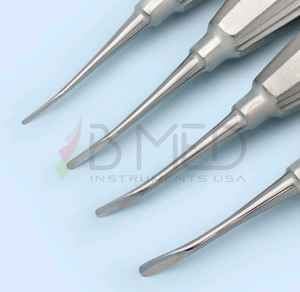 ชุดอุปกรณ์ถอนฟันแบบโค้ง พรีเมียม ขนาด 2 มม. 3 มม. 4 มม. 5 มม. สำหรับการผ่าตัดช่องปาก - Product Image 2