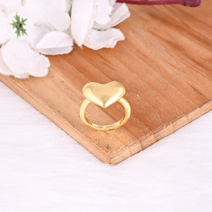 Anneaux en laiton simples à la mode, prix de gros, vente chaude, plaqués or, anneaux simples pour femmes, anneaux minimalistes réglables, cadeau pour un usage décontracté - Product Image 4