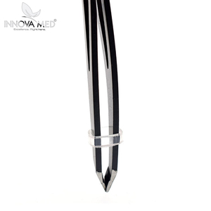 Pince à épiler professionnelle en acier inoxydable à tête inclinée, pointe fine, pour l'épilation, outils de beauté, écologiques - Product Image 3