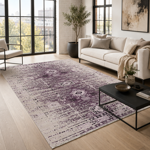 Tapis lavable en chenille RW7085 Archive Heather Vintage de Rug Weavers, disponible en 10 tailles, pour dropshipping et vente en gros - Product Image 1