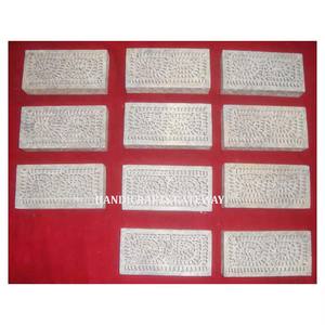 Belle magnifique boîte à sculpture en stéatite forme rectangulaire de bague bijoux à la main Floral feuille Design bijoux Multi cadeaux boîtes - Product Image 1