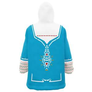 Sudadera con capucha de forro polar Sherpa de diseño personalizado-Sudadera con capucha cálida y de felpa con impresión personalizada para uso en exteriores e interiores - Product Image 2