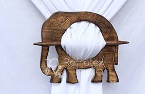 Heart Shape Very Popular Wooden <b>Curtain</b> Tieback for <b>Curtain</b> Bulk Supplier and Manufacture by Refratex India Made in India - Product Image 6