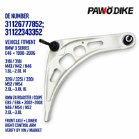 Lengan Kontrol Trek Depan Kanan Otomotif OE 31126777852 dan 31122343352 untuk BMW Seri Z4 E46 E85 E86 Stok Layanan Aftermarket