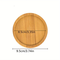 Sous-verres en bois de qualité supérieure, tapis en bois massif, sous-verres résistants à la chaleur, écologiques, réutilisables, épaisseur de 10 mm, protection de table
