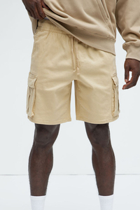 Pantalones cortos Cargo de piel para hombre con bolsillos laterales dobles y ajuste limpio a medida, pantalones Cargo resistentes de movimiento Crossroad, pantalones cortos deportivos de mezcla para hombre - Product Image 5