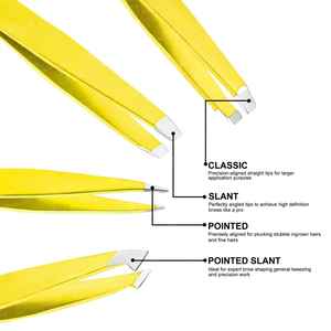 ชุดแหนบถอนขนคิ้วปลายเฉียงทำมือ คุณภาพสูง ระดับมืออาชีพ หรูหรา ผลิตจากสแตนเลส สามารถปรับแต่งได้ สำหรับผู้หญิง - Product Image 2