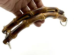 Poignées en bambou écologiques classiques pour sac à main, sac fourre-tout en jute - Taille et couleur personnalisées, artisanat Tayyab d'Inde - Product Image 4