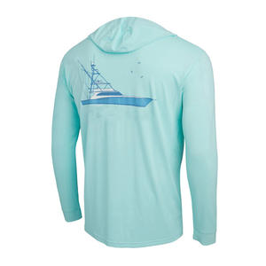 Ensemble de chemises et sweat à capuche de pêche respirant à séchage rapide pour hommes, vêtements de sport sublimés au design personnalisé, en vente - Product Image 6