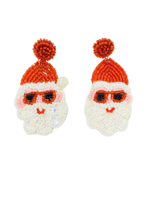 Cute Beaded <b>Christmas</b> <b>Tree</b> Pendant Earrings for Women <b>Gold</b> Plated Resin Jewelry Gift - Product Image 2