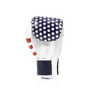 ถุงมือชกมวยพิมพ์ลายราคาส่งจาก Fair tex รับทำโลโก้สโมสร ถุงมือชกมวยไทยสำหรับฝึกซ้อม ผลิตจากหนังแท้ - Product Image 4