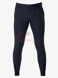 Pantalones de montar prémium para hombre, venta al por mayor, de secado rápido tela transpirable, corte Delgado moderno, costura reforzada, entrenamiento ecuestre - Product Image 4