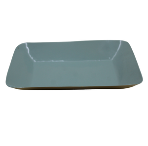 Bandeja cuadrada de hierro del superventas, bandeja blanca de estilo americano Meena para servir suministros para restaurantes y hoteles, hecha a mano a granel - Product Image 2