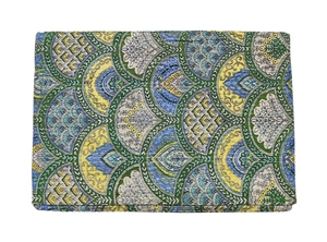 ผ้าควิลท์ผ้าฝ้ายลายดอกไม้แบบอินเดียกลับด้านได้ผ้าปูเตียงสีรุ้งสำหรับใช้ในบ้าน - Product Image 2