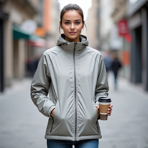 Chaquetas de Camping de concha suave para mujer de talla grande con forro de gran tamaño Otoño Invierno deportes al aire libre chaqueta Softshell para mujer - Product Image 1