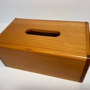 Caja de Pañuelos de Madera de Nogal de Lujo y Duradera |   Portarrollos de Papel para Baño y Sala de Estar |   Moderno Organizador de Escritorio |   Decoración del Hogar MS - Product Image 2