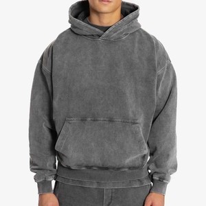 Hoodie Vintage Acid Wash Hoodie Baggy Cotton hooded <b>Sweatshirts</b> Unisex Distressed Pullover Streetwear Hoodies - Product Image 1
