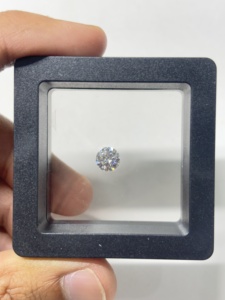 Pierre de moissanite ronde de 3-18 mm, taille DEF VVS, créée en laboratoire, avec jeu de couleurs/effet de feu et 0,1-4 carats - Product Image 2