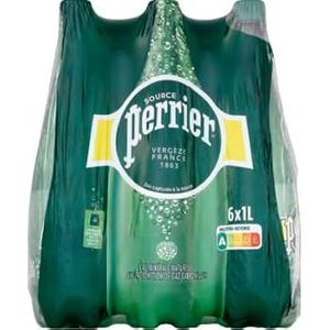 Perrier Eau minérale naturelle pétillante 16.9 floz 24 packs de bouteilles en plastique d'origine française certifiées ISO - Product Image 6