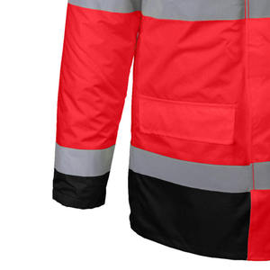 Men's Custom Made High Visibility Waterproof Safety Jacket Reflective with Customized Logo - Product Image 4