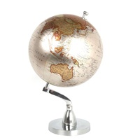 Carte du monde décorative Globe Décor de bureau Globe terrestre Globe du monde politique avec méridien en métal et base Exportateur indien