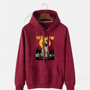 Pull-over d'hiver en coton 100% de haute qualité, épais, en polaire, lourd, surdimensionné, avec logo imprimé personnalisé, graphique, pour hommes - Product Image 1