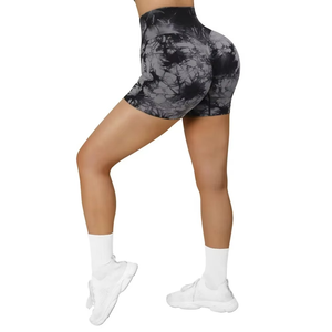 Vente en gros de shorts personnalisés pour la course à pied, shorts de yoga d'été décontractés et amincissants pour les femmes - Product Image 2