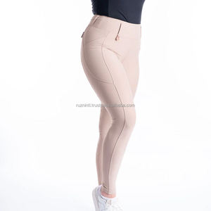 Horse Riding Breeches 4 Way Stretch Full Seat <b>Silicone</b> Grip Equestrian Wear Clothing - Product Image 3