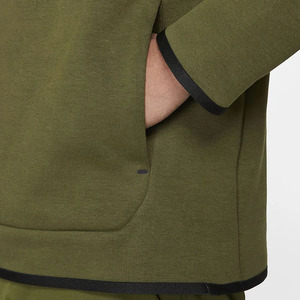Prix de gros Nouvelle mode Pulls à capuche zippés pour hommes, imprimés, avec logo personnalisé, respirants, 100% coton, coupe oversize, pour l'hiver - Product Image 5
