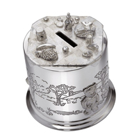 Boîte de bienfaisance de conteneur de don islamique de conception unique Boîte d'économie en acier inoxydable de haute qualité par Royal Home C0llection Supplies