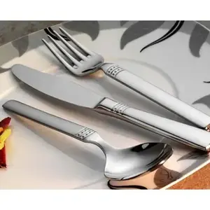 Juego de 4 cubiertos de acero inoxidable pulido dorado con asas de piña Ideal para bodas Comedor Juego de cucharas de comida de la India - Product Image 2