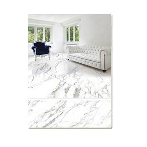 Azulejos de pared de cerámica, azulejos de doble carga Digital de porcelana pulida vitrificada vidriada, aplicación Universal de mármol blanco - Product Image 4