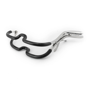 Abrebocas manual quirúrgico Jennings de acero inoxidable alemán con mecanismo de trinquete, recubierto de PVC negro - Product Image 4