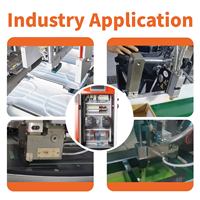 Système d'application automatique de colle thermofusible haute précision HS-5128 pour la production de couches, de produits sanitaires et de non-tissés en caisses en bois