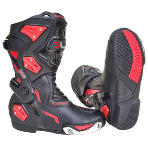 2025 Venta caliente nueva moto zapatos cómodos montar carreras impermeable transpirable cuero moto Motocross zapatos de cuero - Product Image 1