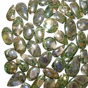 Cabinas sueltas de piedras preciosas de cuarzo de riolita verde natural de alta calidad con excelente grado AAAAA de color - Product Image 3