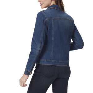 Nueva chaqueta vaquera de estilo callejero con diseño personalizado para mujer Chaqueta vaquera informal de estilo callejero a precio razonable al por mayor - Product Image 2