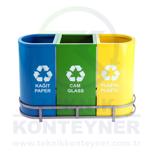 Hot Sales High Quality Luxury Iron Painted Standing Zero <b>Waste</b> Boxes 60x30cm for Indoor Use - Product Image 3