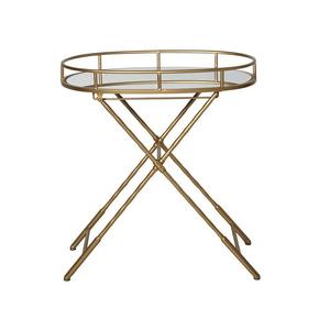 Soporte de bandeja para servir artesanías de Metal indio de la mejor calidad para el hogar, hoteles, bandeja de espejo elegante para regalar artículos decorativos - Product Image 3