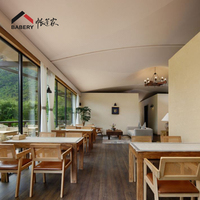 Restaurante Moderno en Contenedor al Aire Libre |   Estructura de Comedor Prefabricada de Acero para la Industria de Hostelería y Turismo